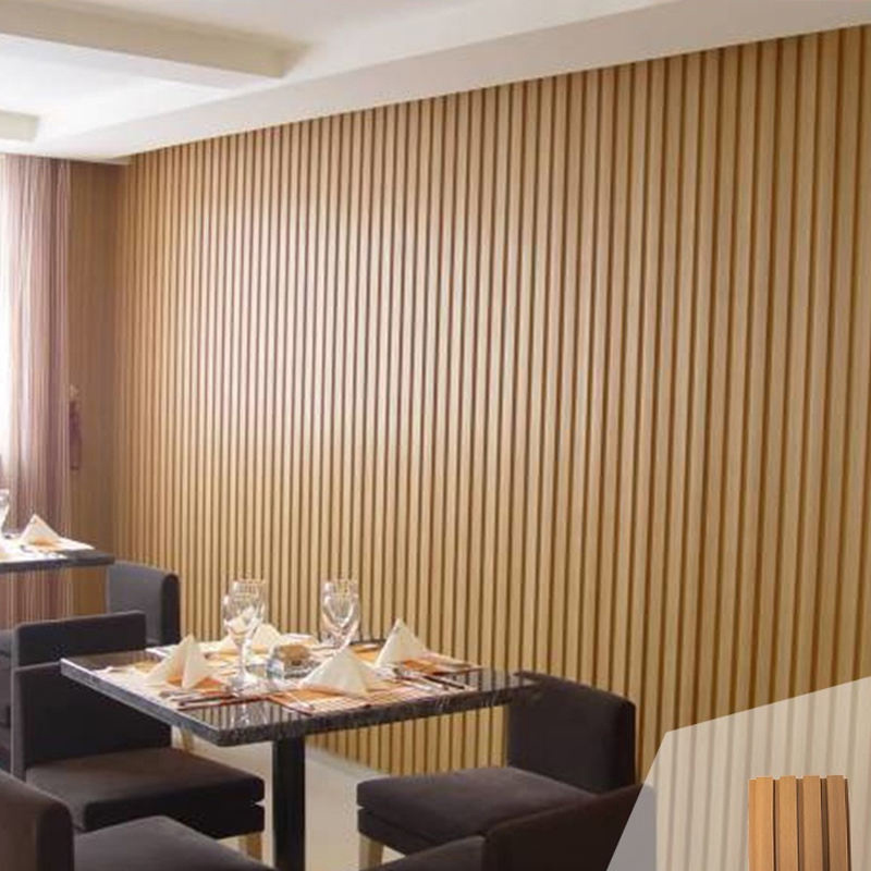 Paneles de pared WPC estampados impermeables y respetuosos con el medio ambiente