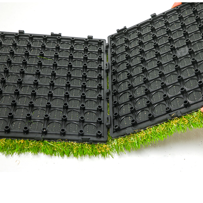 Tejas de cubierta de césped artificial de jardín de material PE al aire libre