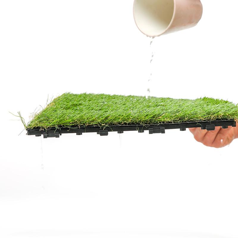 Tejas sintéticas de la cubierta de la hierba que entrelazan de la protección del medio ambiente