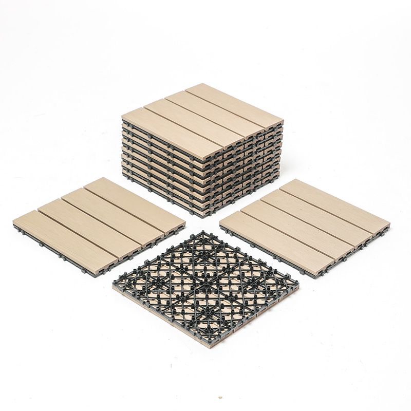 Tejas plásticas de madera al aire libre de la teja que entrelaza compuesta durable de WPC